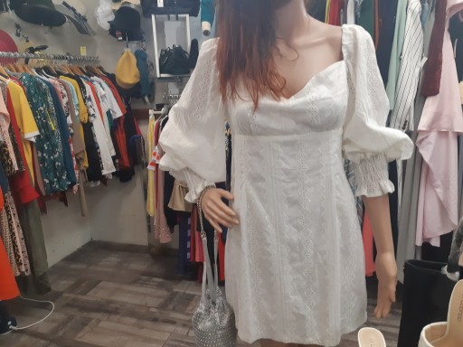 Robe coton blanc